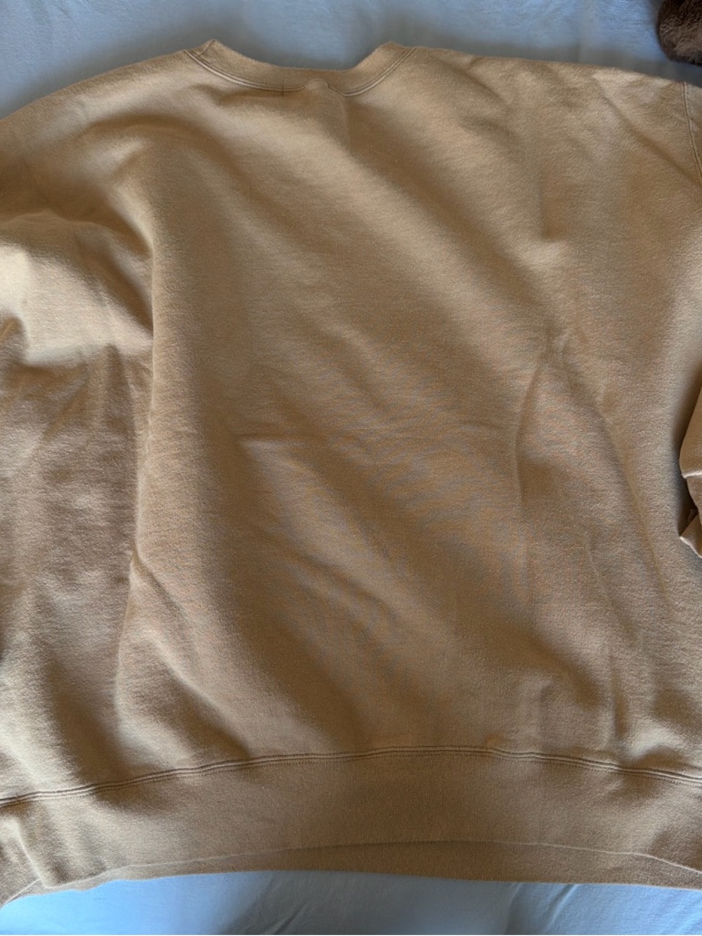 The Bar Camel Crewneck Sweatshirt with White Tag - Picture 3 of 4